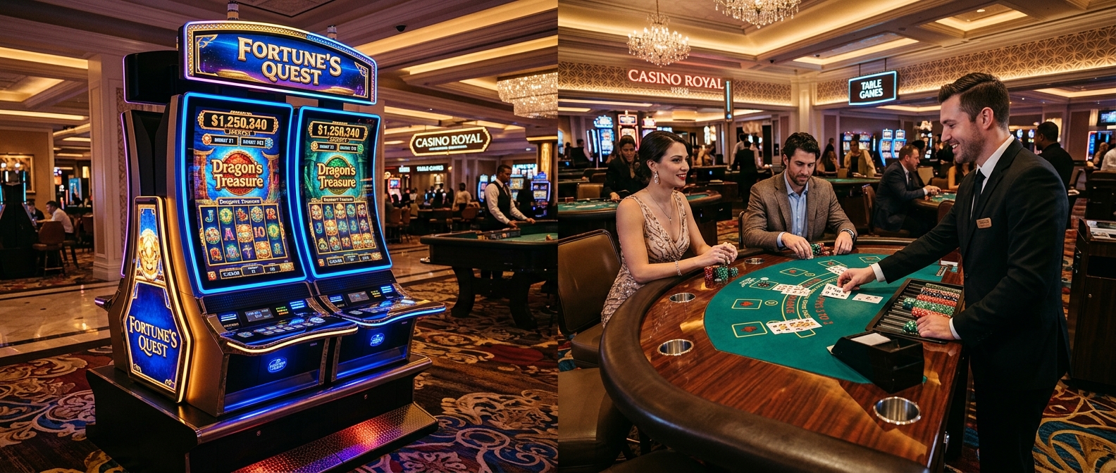 Tafelspellen en slots bij vergunde aanbieders - legale casinos met iDEAL